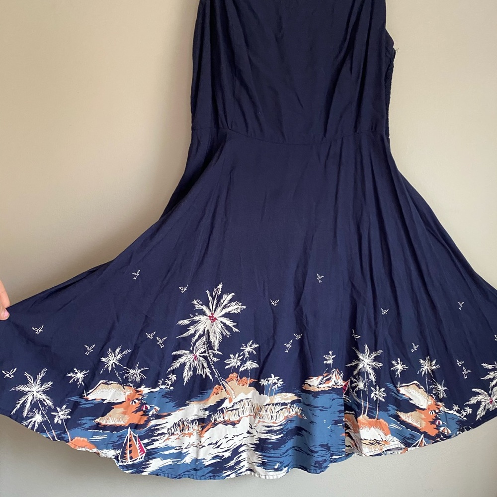 Navy blue dress